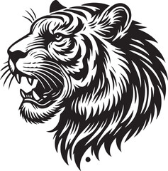 tiger vector illustration icon