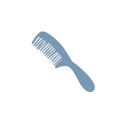 colorful hair comb vector