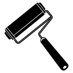 illustration of a paint roller
