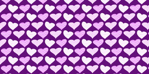 Creative love heart pattern background for romantic decoration, gift, wallpaper, wrapping paper
