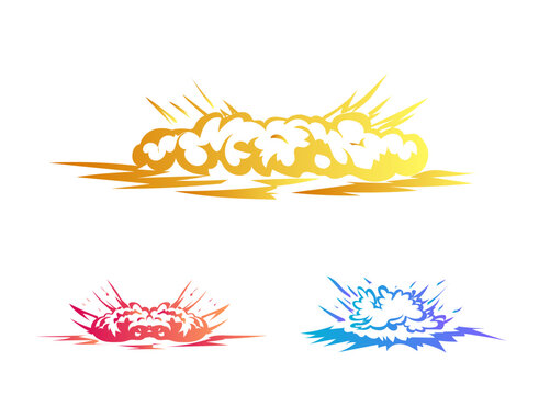 fantasy colorful gradient explosion in japan rpg game logo stye or jrpg
