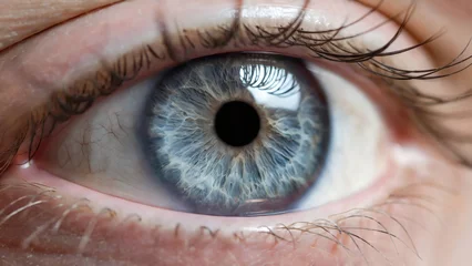 Selbstklebende Fototapeten Eye blink close-up macro © Sakon