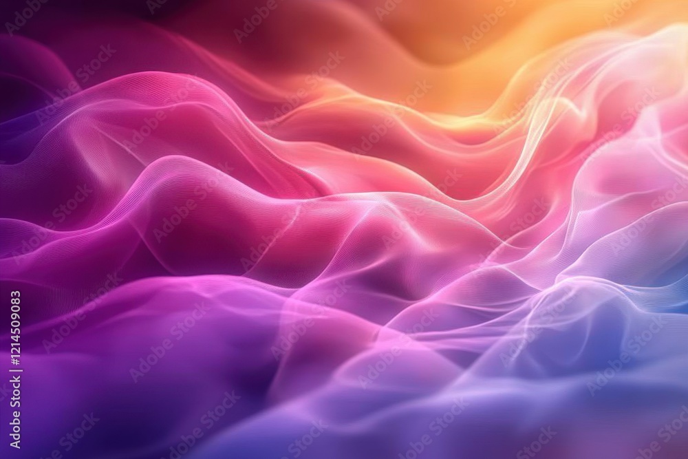 Aufkleber colorful blurred background with vibrant hues creating an abstract artistic effect for design use