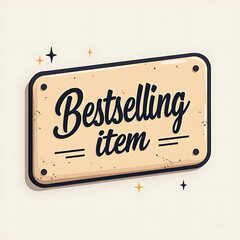 best selling item illustration