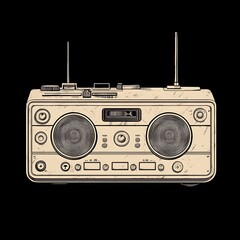 Vintage Radio Illustration (1)