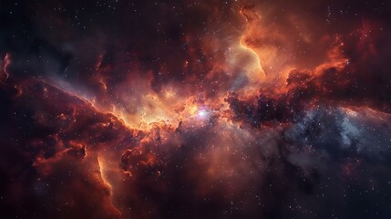 Obraz premium A panoramic view of the Milky Way, with intricate details of stars and cosmic dust