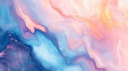 Obraz premium 抽象的な、赤と青が混ざり合うイメージ