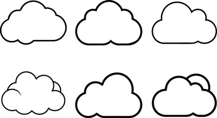 cloudy icon with transparent background