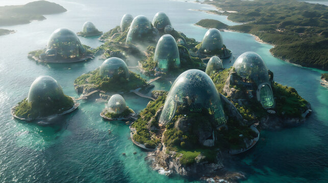  floating solar cities above turbulent oceans