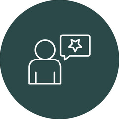 Feedback Vector Icon Design