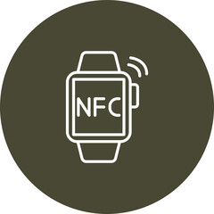 Nfc Vector Icon Design