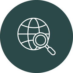 Globe Vector Icon Design