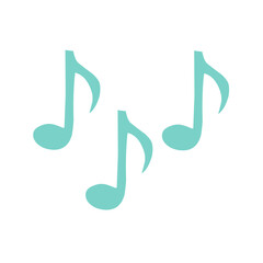 Obraz premium colorful musical notes