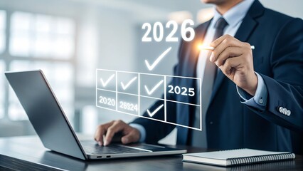 Businessman draws increase arrow challenge business strategy