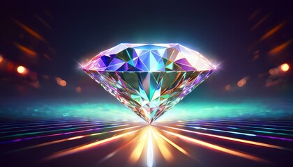 Let the diamonds shine in their purest form.  