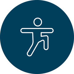 Pilates Vector Icon Design