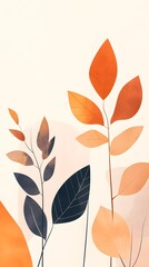 Artistic Arrangement of Different Shapes and Sizes in Warm Tones