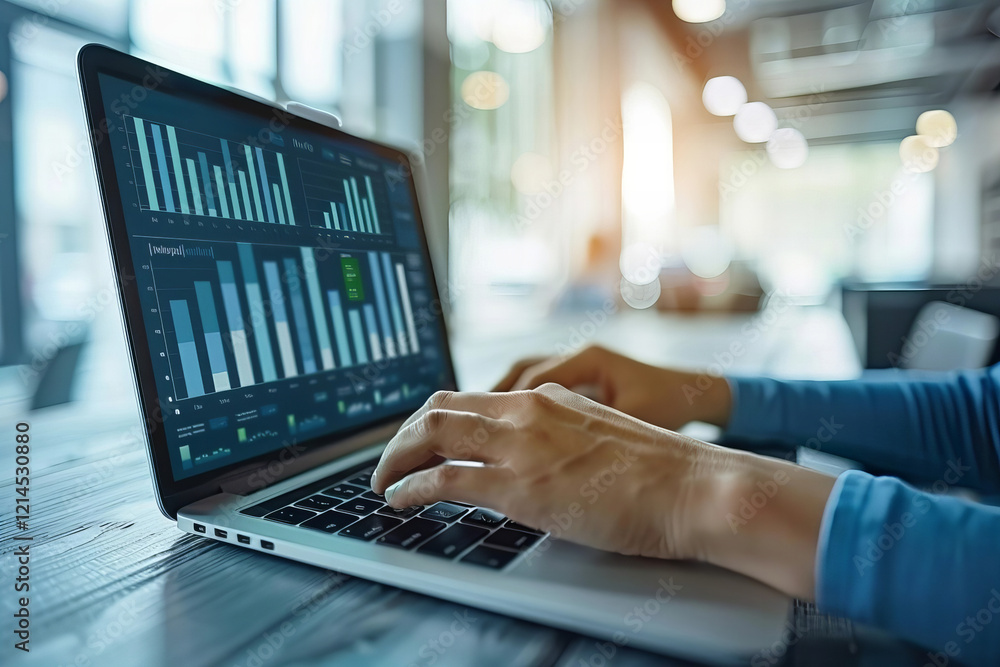Poster revolutionizing business performance with digital data technology and kpi dashboards