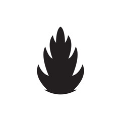 Fire vector icon design template