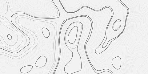 Abstract stylized height topographic contours map line background. Background abstract shapes flat colors and outline, Concept topographic map out line.  