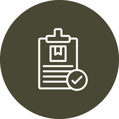 Confirmation Vector Icon Design