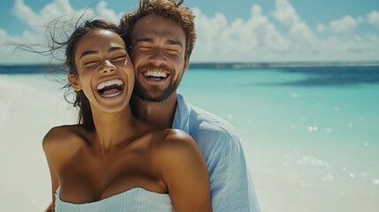 Obraz premium Romantic Valentine's Day Couple Portrait – Intimate Love, Relationship Goals, Honeymoon Travel, Cherished Moments, Loved Ones, Life Partner, Togetherness, Romantic Passionate Bond, Couple Photoshoot