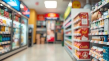 Blurred Supermarket Aisles: A Soft-Focus Study of Retail