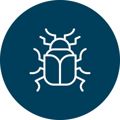 Beetle Vector Icon Design