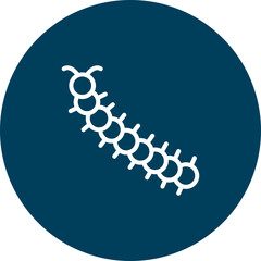 Centipede Vector Icon Design
