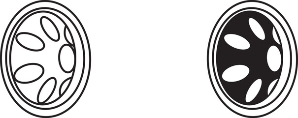 Silicon massage pad icon , vector illustration. © Graphic&Illustration