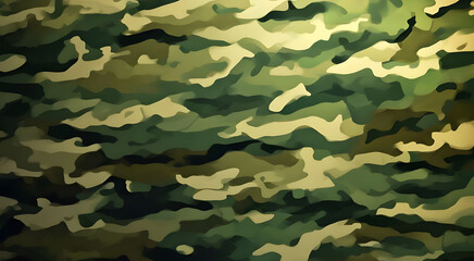 Fototapeta premium camouflage, blurred background, khaki green color, army print, stylish design for uniform