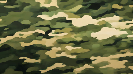 Fototapeta premium camouflage, blurred background, khaki green color, army print, stylish design for uniform