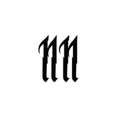 NN monogram logo design letter text name symbol monochrome logotype alphabet character simple logo