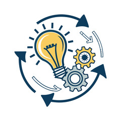 Innovation icon concept vector illustration