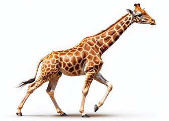 Obraz premium Powerful Giraffe: Muscular Anatomy, Wildlife Stock Photo, PNG