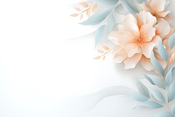 Floral composition in nature background environmental art calm space serene viewpoint