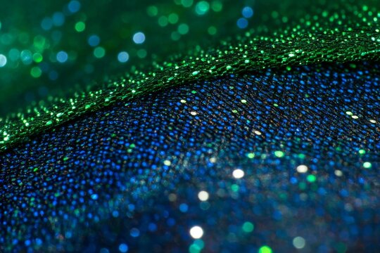 Blue Binary Code Background with Computer Screen