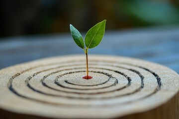 Business growth concept, show marketing graph analyzing stock market changes with achieve the target marketing