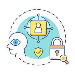 cyber awareness icon, cyber awareness vector illustration-simple illustration of cyber awareness, perfect for cyber awareness logos and icons