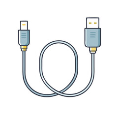 hdmi cable icon, hdmi cable vector illustration-simple illustration of hdmi cable, perfect for hdmi cable logos and icons