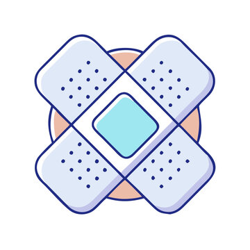 patch icon, patch vector illustration-simple illustration of patch, perfect for patch logos and icons