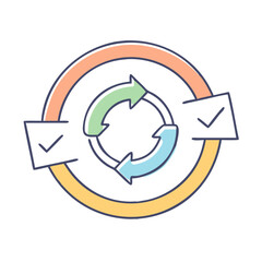 restore icon, restore vector illustration-simple illustration of restore, perfect for restore logos and icons