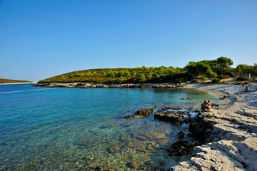 Obraz premium Croazia - Isola di Vis: spiaggia di Teplus