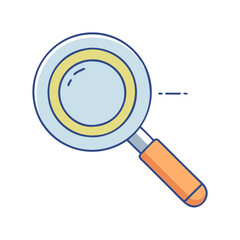 search magnifier icon, search magnifier vector illustration-simple illustration of search magnifier, perfect for search magnifier logos and icons