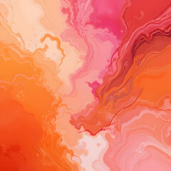 Fototapeta premium Colorful Wavy Liquid Background. 3D and Realistic Abstract Background. Generative AI 
