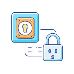 secure socket icon, secure socket vector illustration-simple illustration of secure socket, perfect for secure socket logos and icons