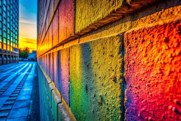 Rough Concrete Wall Texture Background - Architectural Photography Stock Image