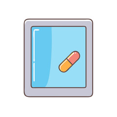 tablet icon, tablet vector illustration-simple illustration of tablet, perfect for tablet logos and icons