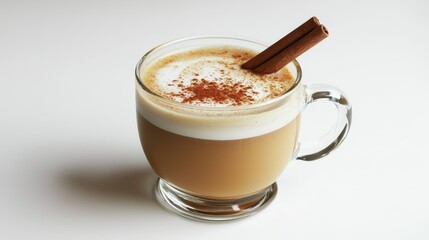 Coffee with Cinnamon Stick Garnish