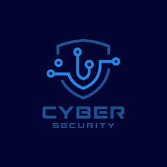Modern Cyber Security Logo Design